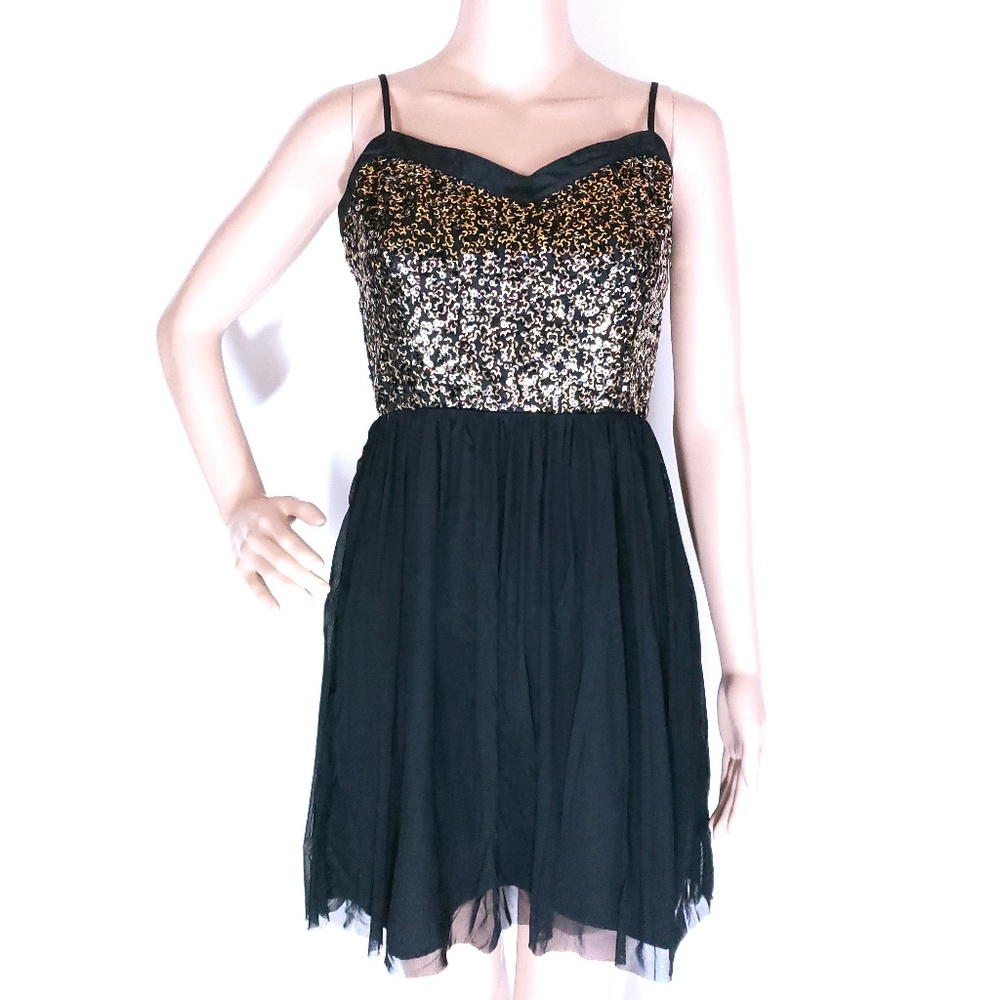 Jack by BB Dakota Carrian Women Dress Sequin Zip Back Size 2 - NWT